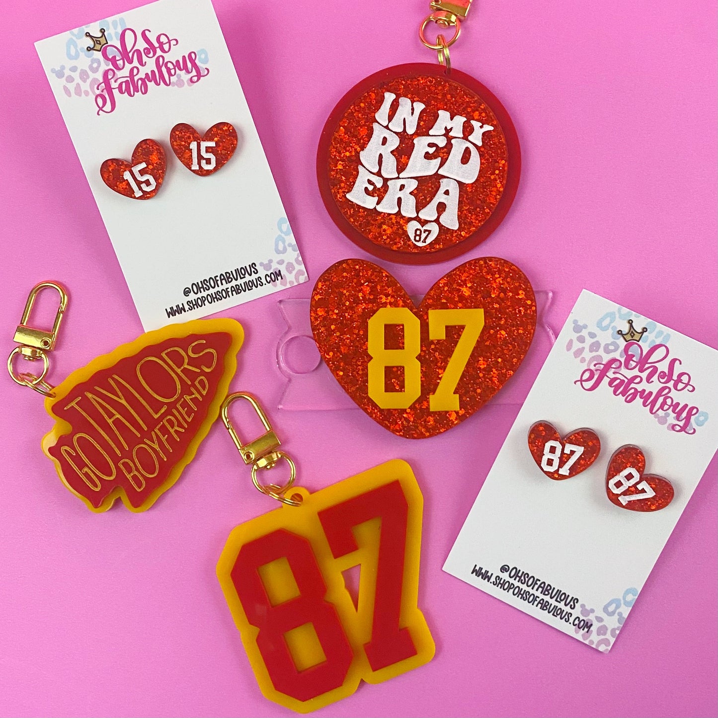 Sports Number Bag Charm /// You Personalize