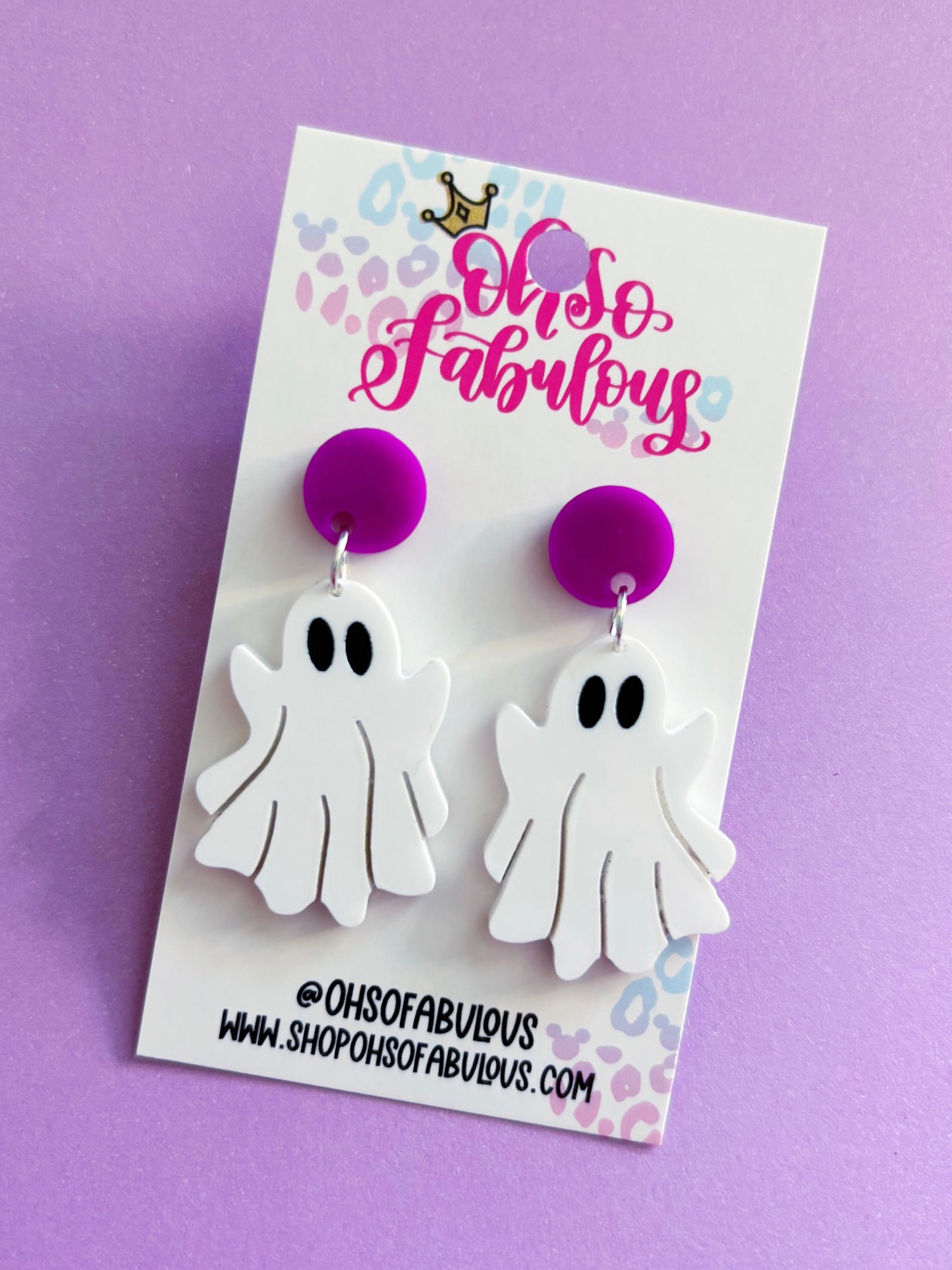 Mini Ghouls /// Dangle Halloween Earrings