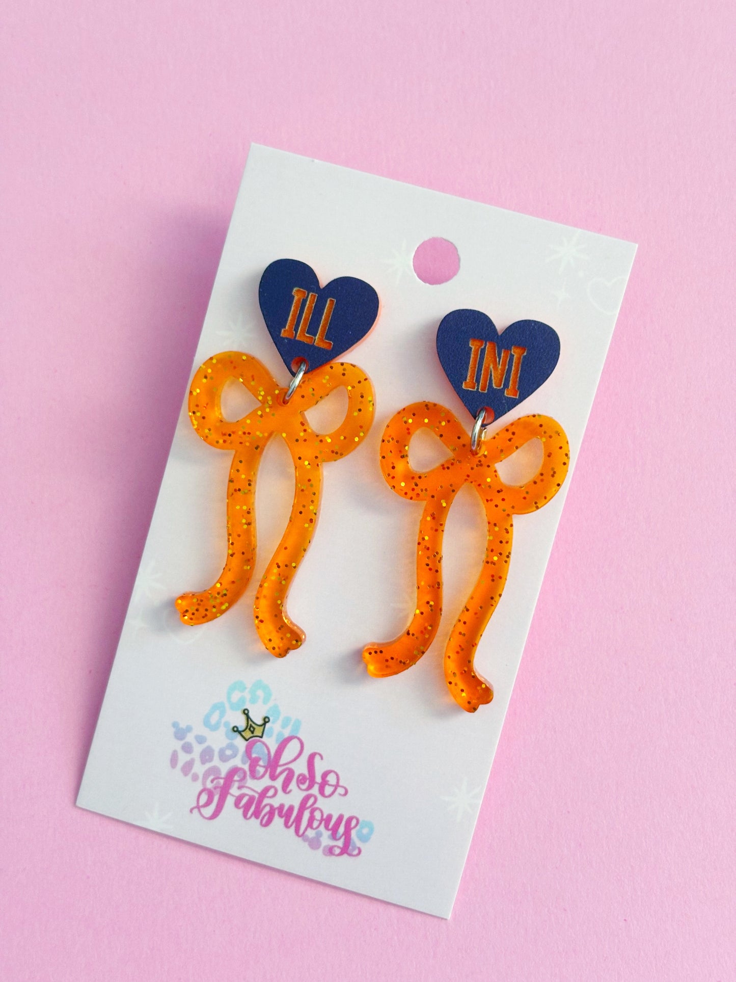 ILL Bow Dangle Earrings