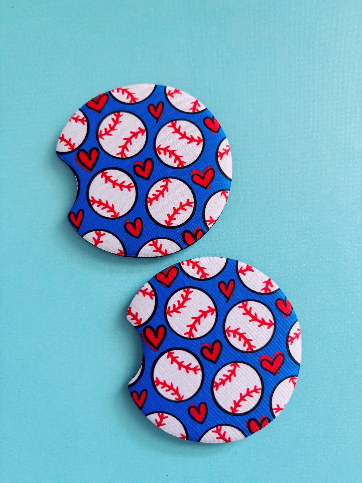 Baseball \\ Car Coasters