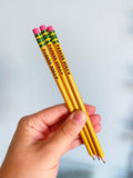 Personalized Pencils // Engraved Pencils // Back to School // Ticonderoga Pencils