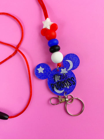 Sorcerer Mouse // Personalized Mouse Lanyards