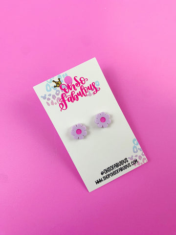 Mini Flower Stud Earrings /// RTS