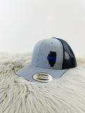Thin Blue Line State Snapback Hat