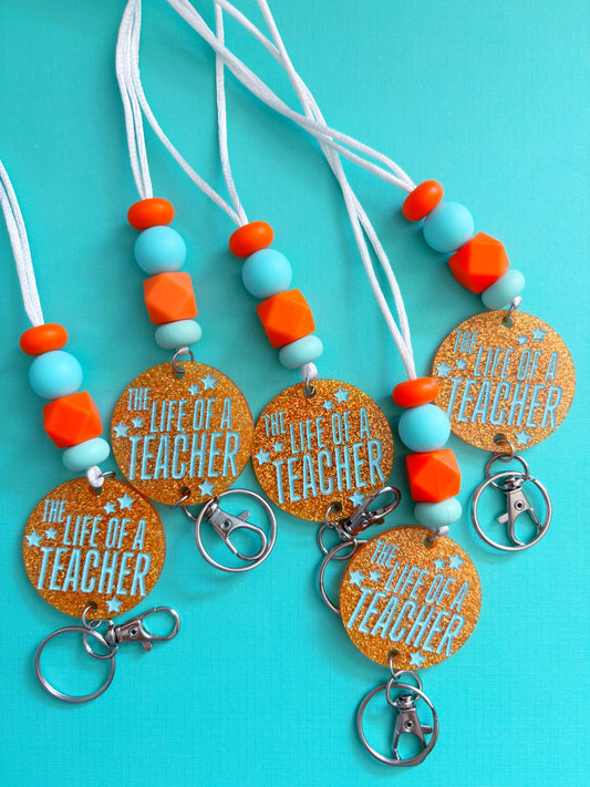 The Life of a Teacher /// Teacher Lanyard