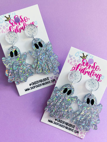 Party Ghouls /// Disco Dangle Halloween Earrings