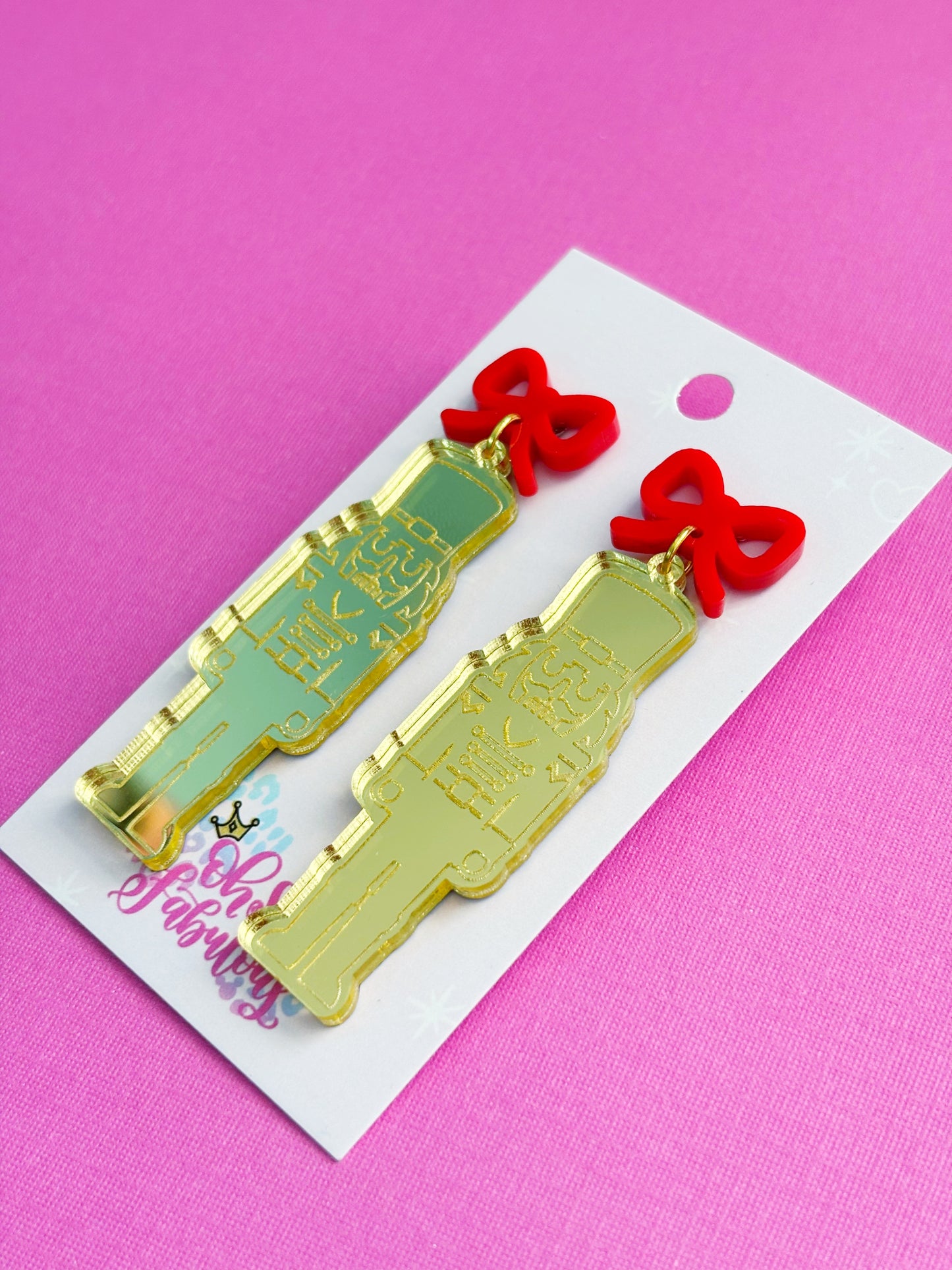 Nutcracker /// Christmas Dangle Earrings