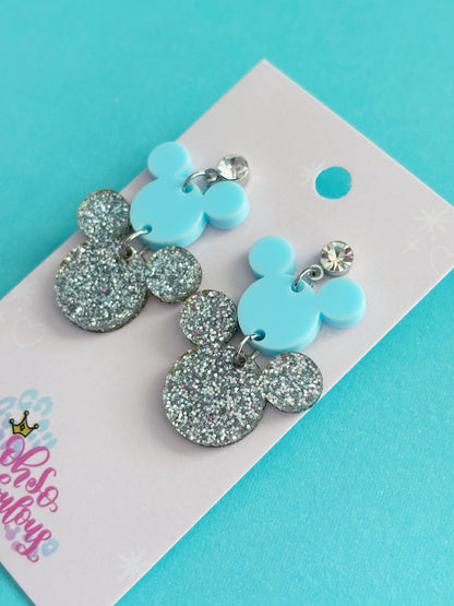 Mouse Dangles /// Cindy // Stacker Earrings