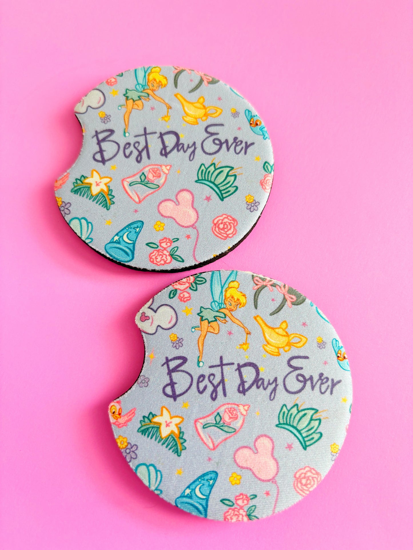 Best Day Ever \\ Car Coasters