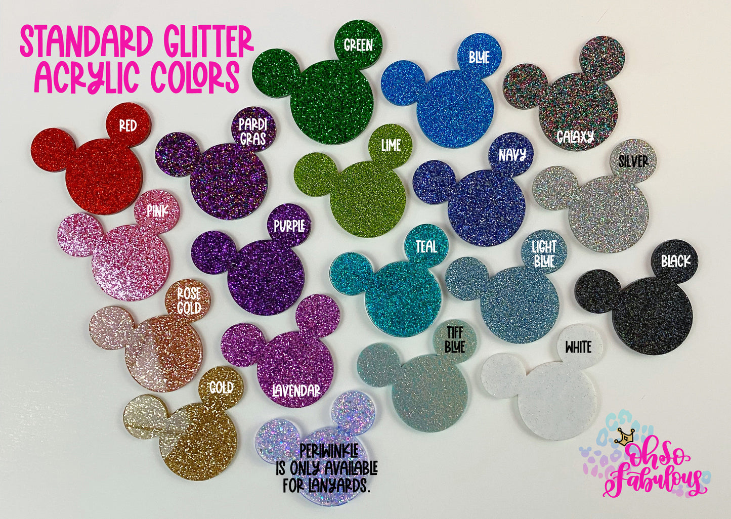 Personalized Mouse Lanyards