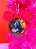 2022/2023/2024 Mouse Ears Photo Ornament for DIY